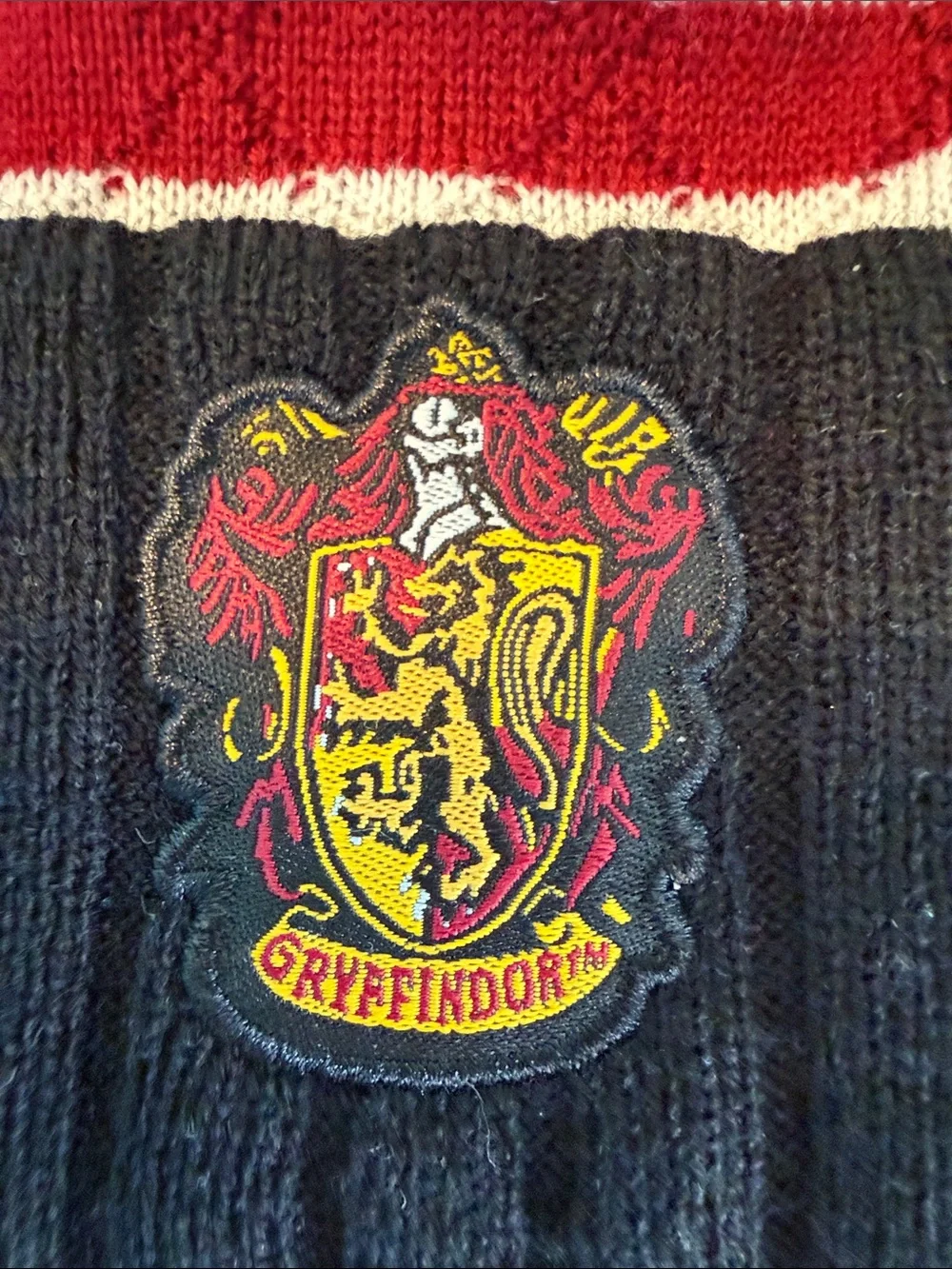 Gryffindor Beanie with Pom-Pom Top From the Harry Potter Studio Tour in London
